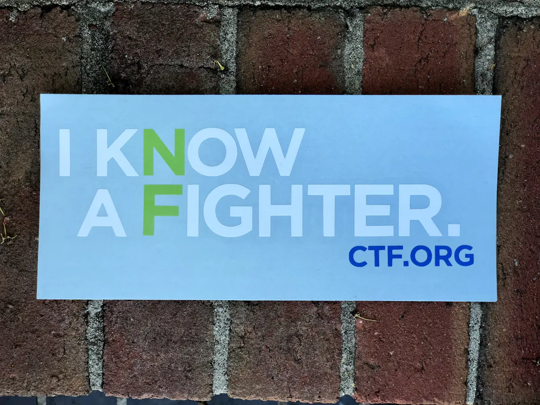 I Know a Fighter Vinyl Decal - image4
