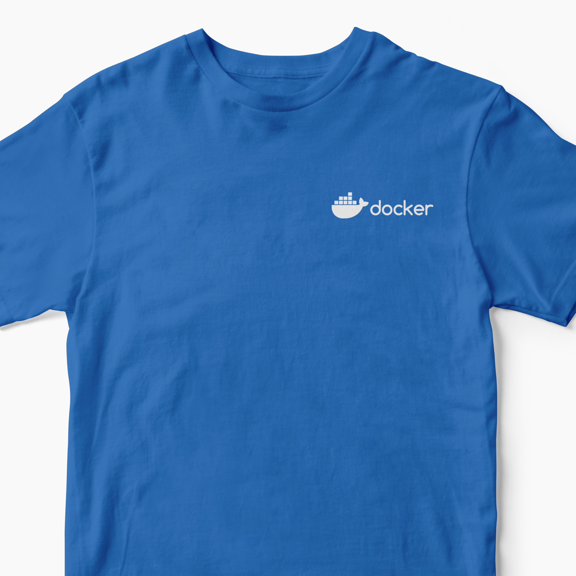 Docker Blue Logo TShirt Docker Swag Store