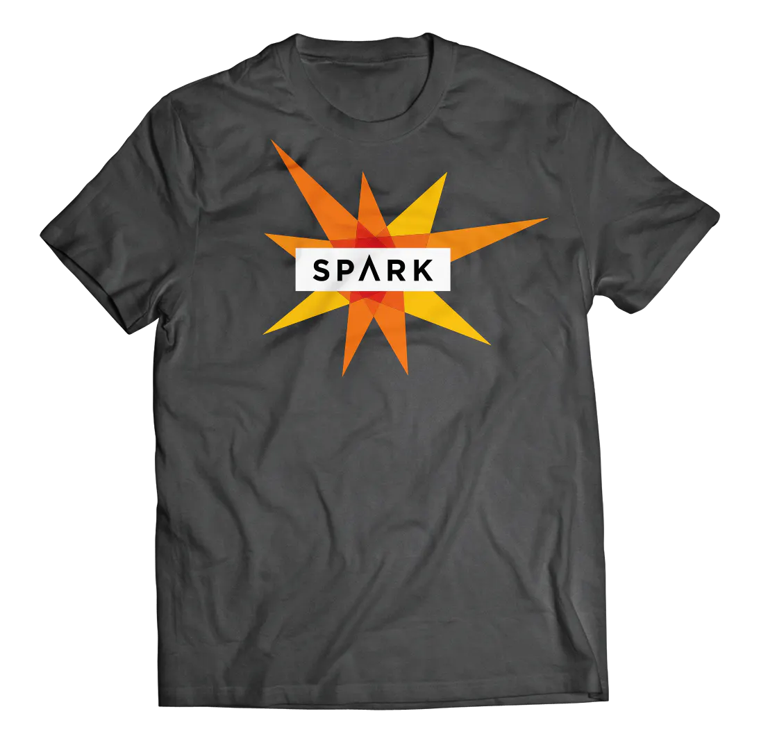 ClickBank Mens Star Logo Spark Tee