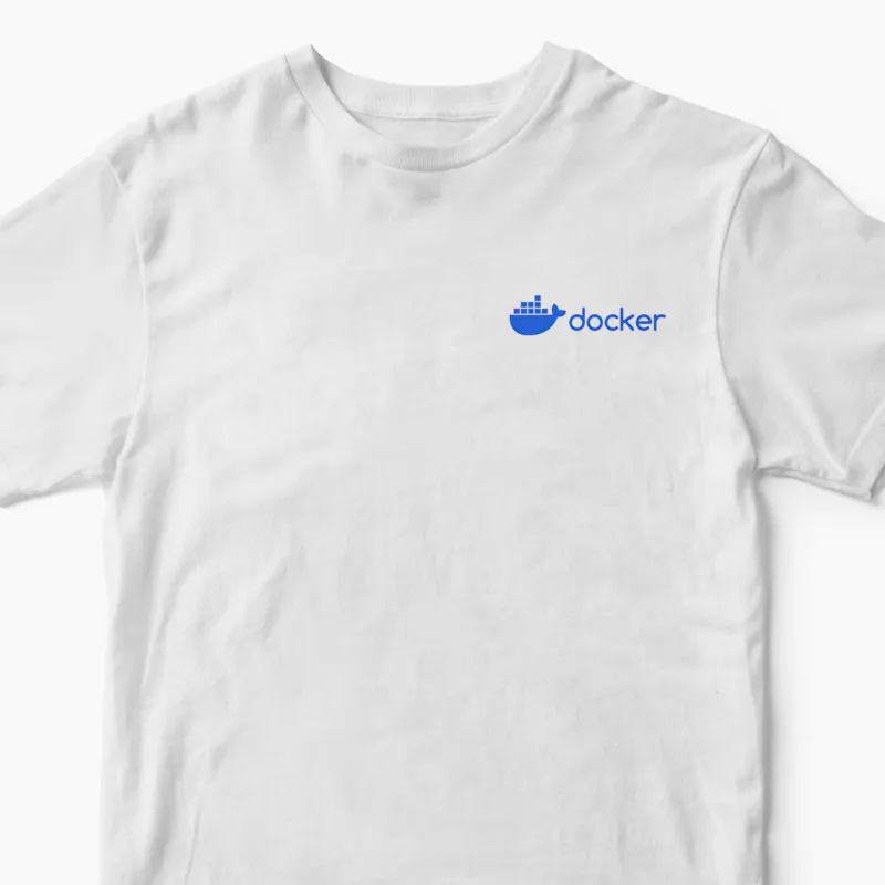 Docker White Logo T-Shirt - image2