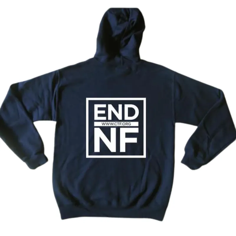 Born a Fighter Navy Hooded Sweatshirt - image2