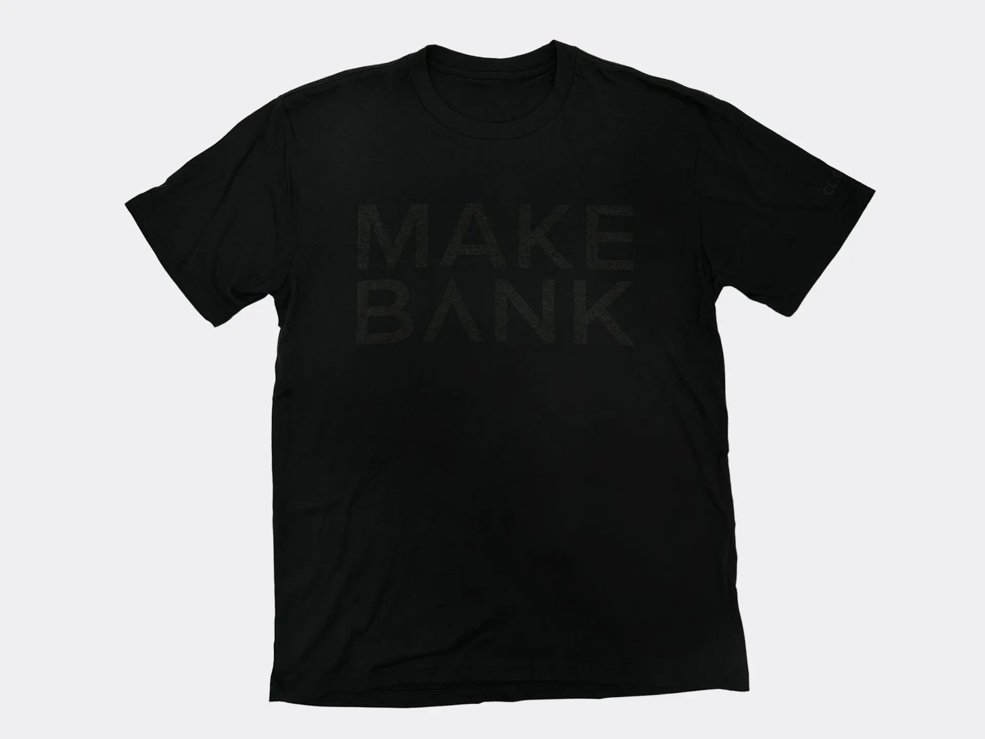 ClickBank Men's Black/Black Make Bank T-Shirt