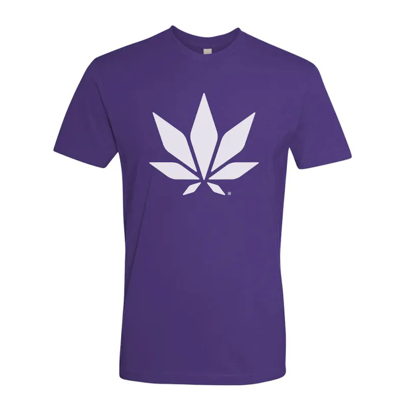 Flowhub Purple Leaf T-Shirt
