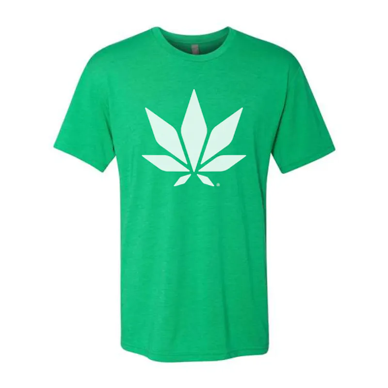 Flowhub Green Leaf T-Shirt