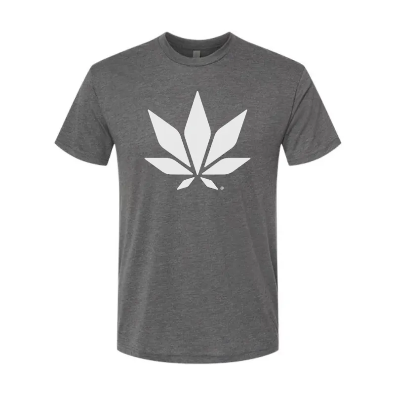 Flowhub Dark Gray Leaf T-Shirts