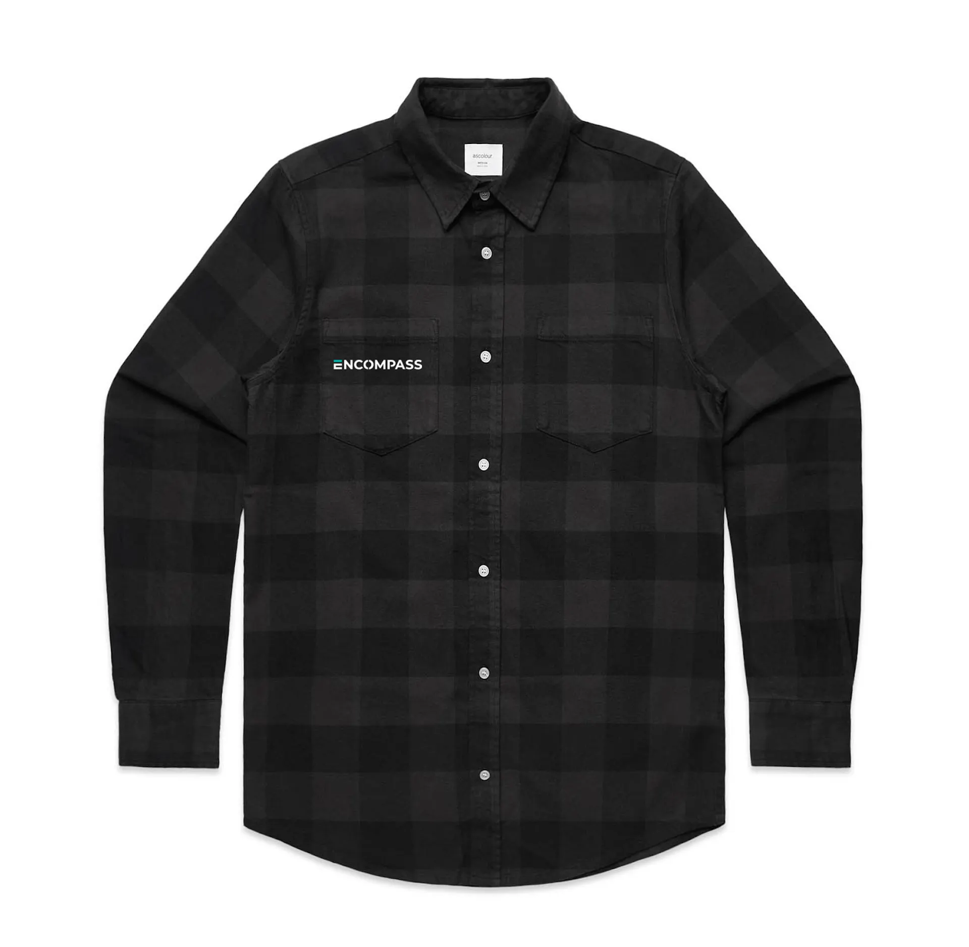 Encompass Ascolour Check Shirt Gray/Black