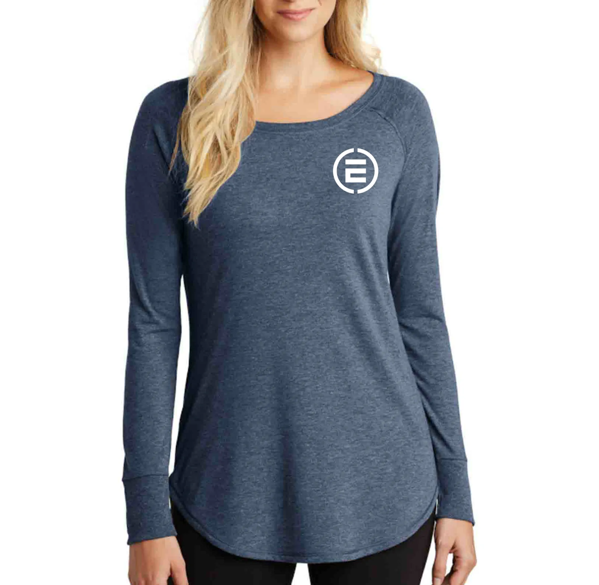 Encompass District Women's Long Sleeve Tee Navy Frost