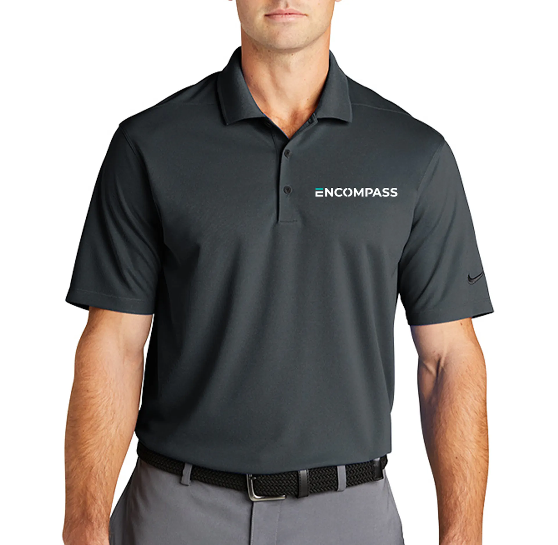 Encompass Nike Dri-Fit Polo 2.0 Dark Gray