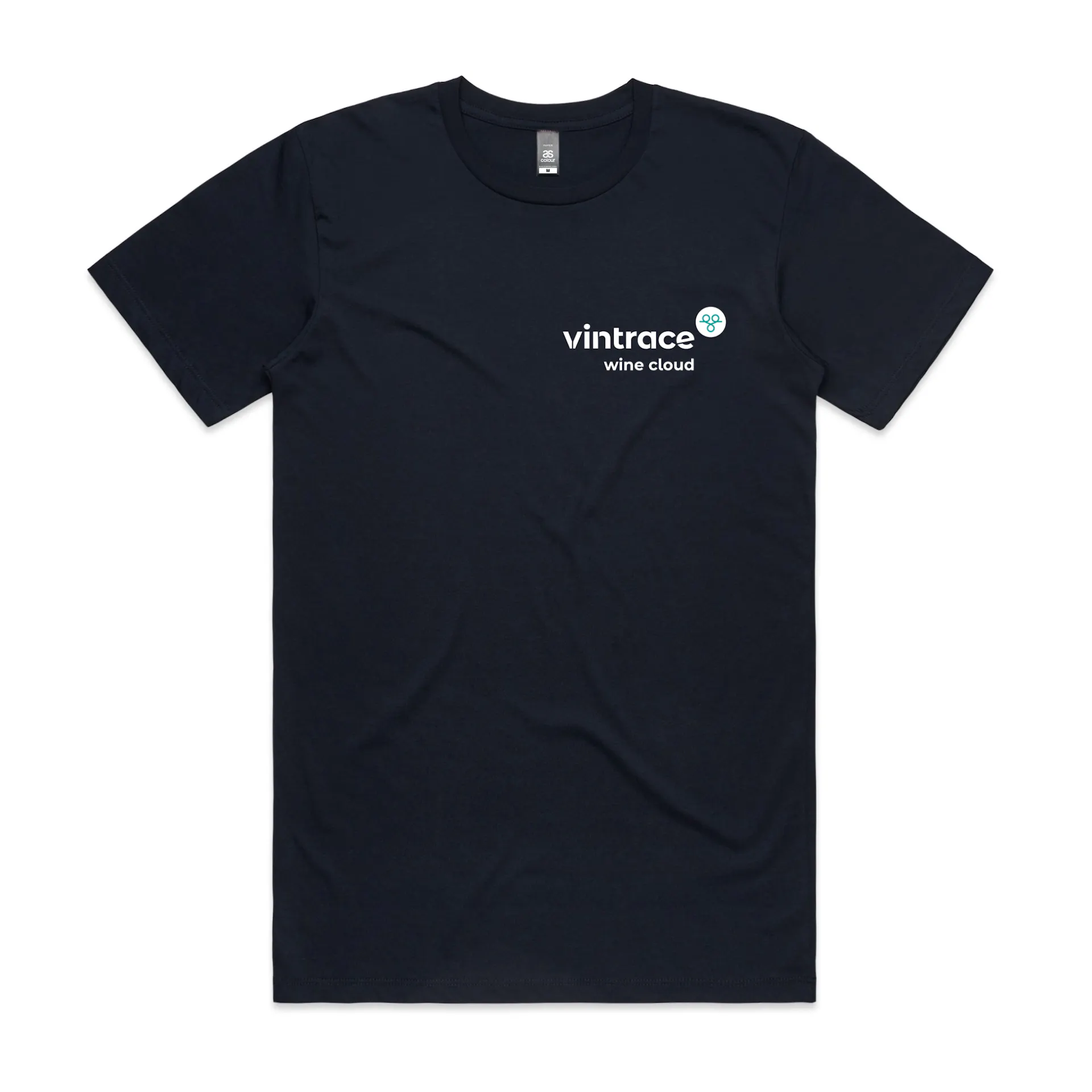 vintrace Wine Cloud Tee Black