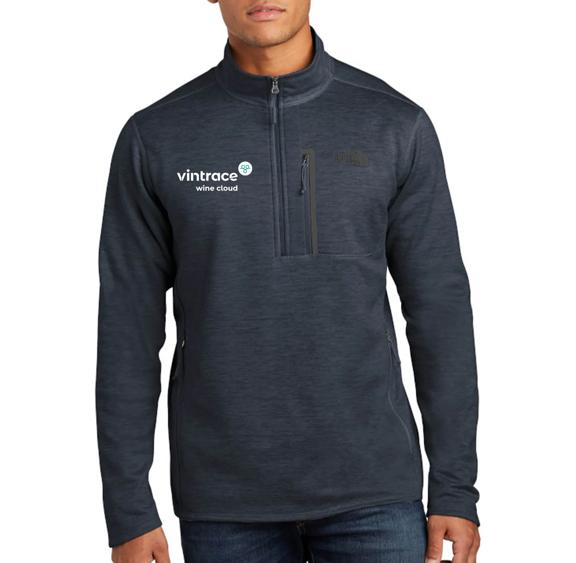 vintrace North Face Skyline 1/2 Zip Fleece Navy